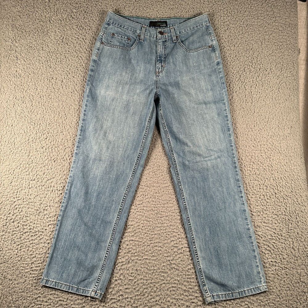 Anchor Blue Original Baggy Jeans Blue 33 Y2K Wide Leg Denim Pants Skater